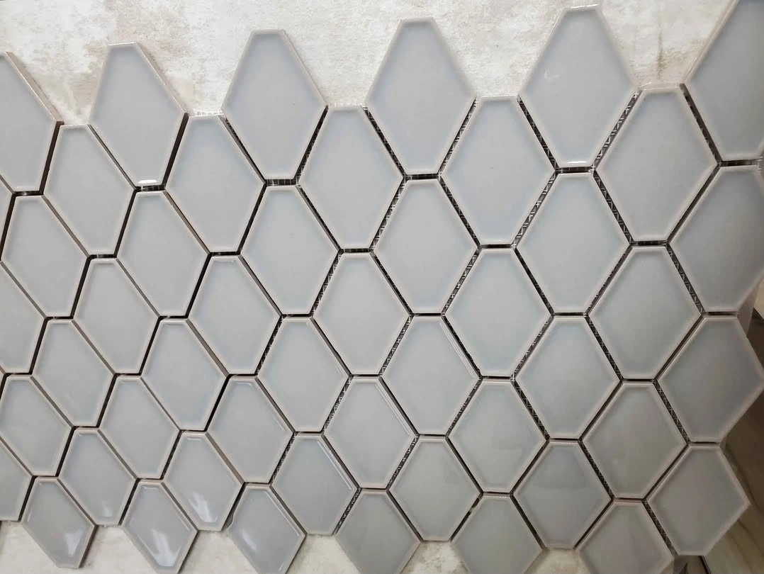A photo of Clipped grey tile
